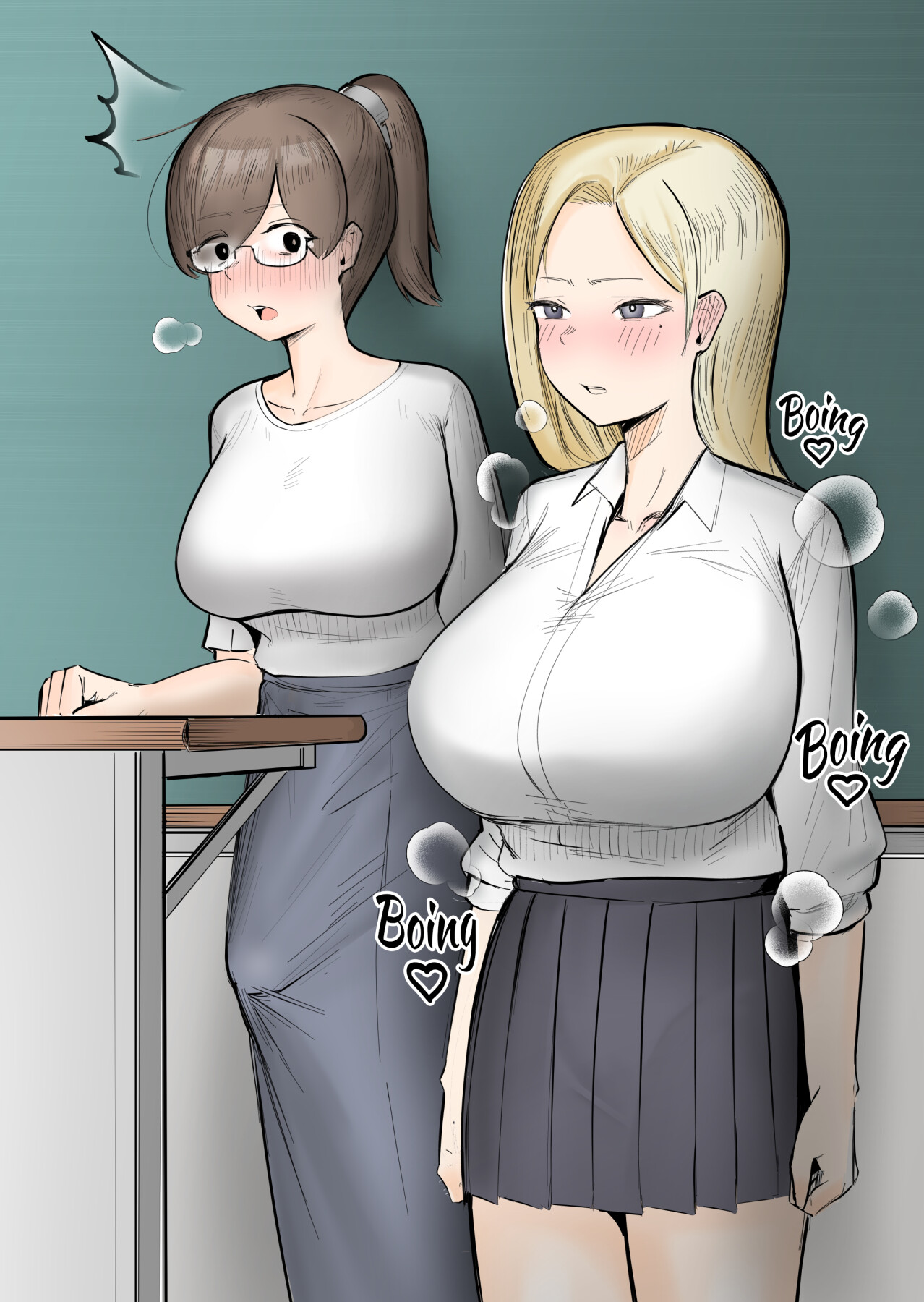 Hentai Manga Comic-An Erotic Gal That Gets Female Teachers Erect-Read-1